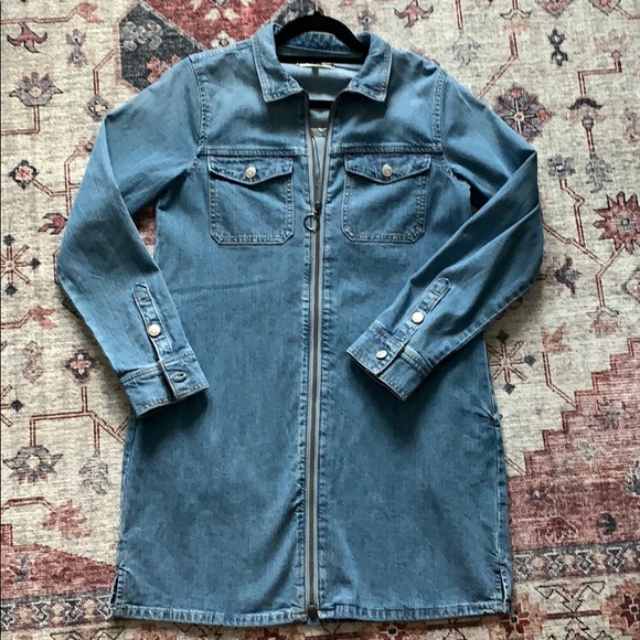 Madewell Denim Zip-Front Dress - Picture 6 of 10